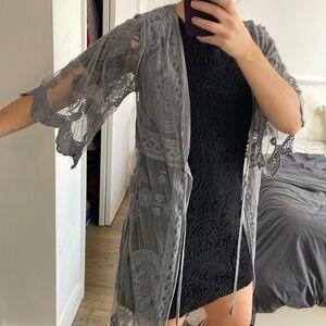 Women’s sheer robe/cover-up